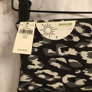 Aerie Black and Gray Camouflage Leggings